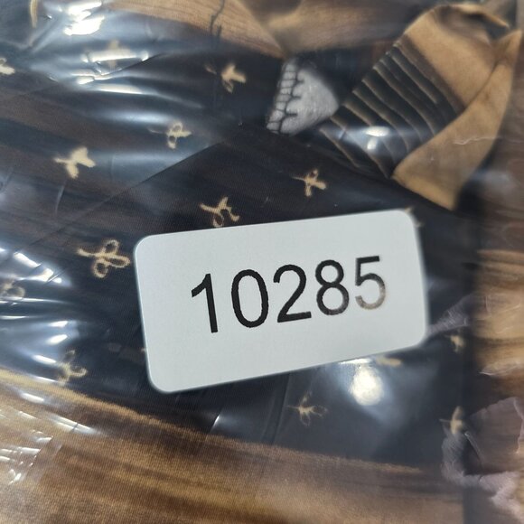 Womens Vintage Kensington Square Brown & Black Abstract Print Jacket Size 5X - Picture 6 of 6